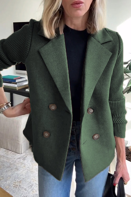 Damen Blazer Langärmlig Elegantes Design