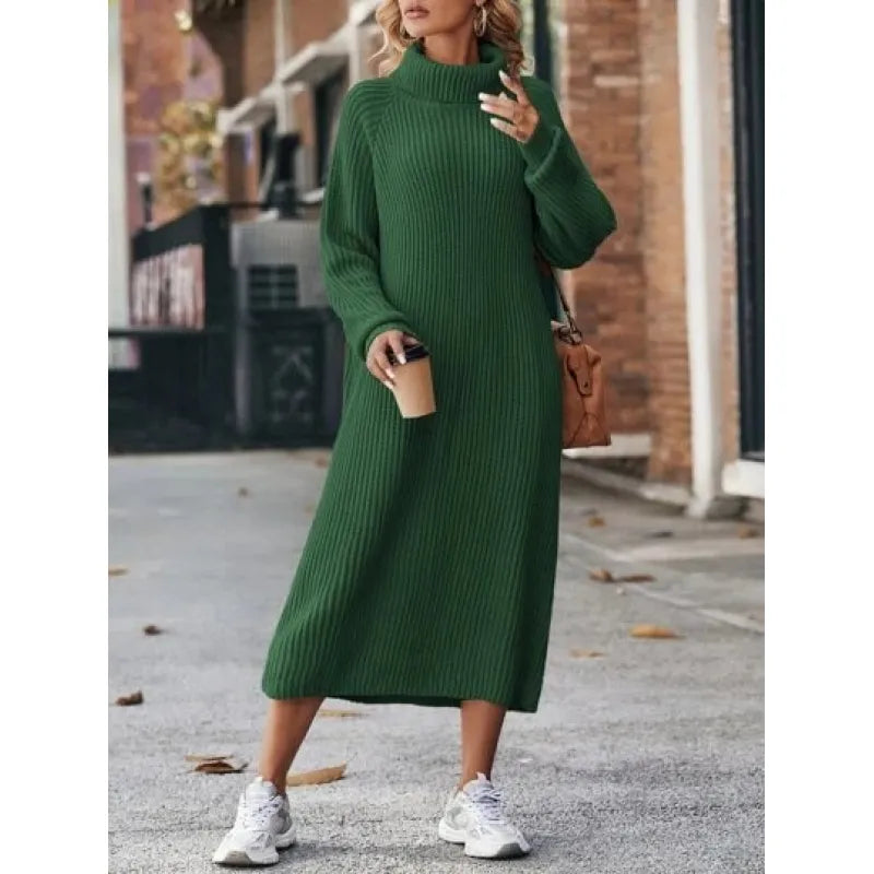 Weiches Damenstrickkleid Komfortabel