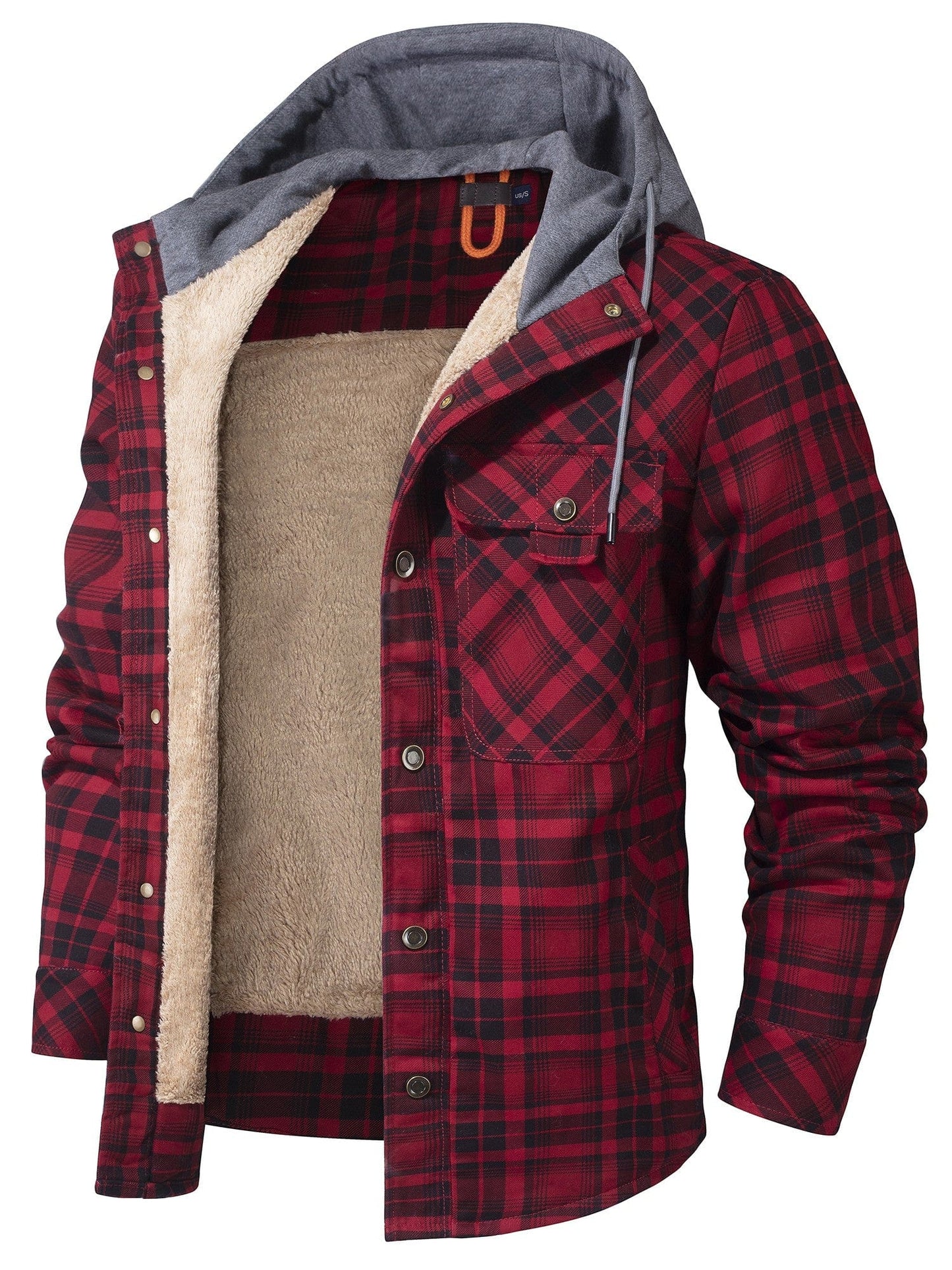 Robuste Outdoor-Jacke Woodland-Design