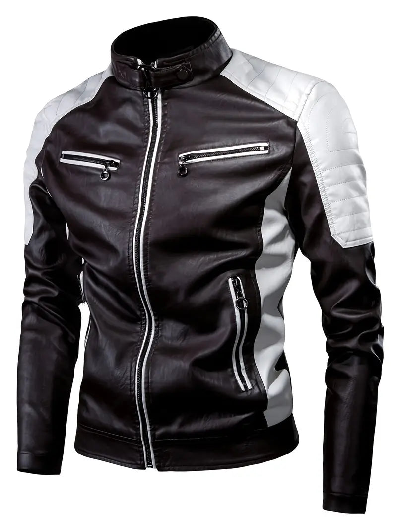 Matthew - Leder-Motorradjacke Elegant