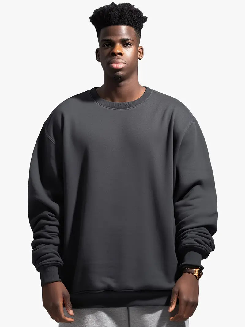 Lässiger Rundhals Pullover Herren Style
