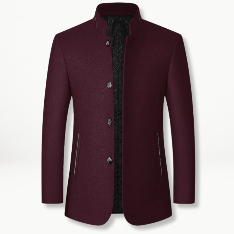 Klassische Damenjacke Wollmix Elegant Knöpfe