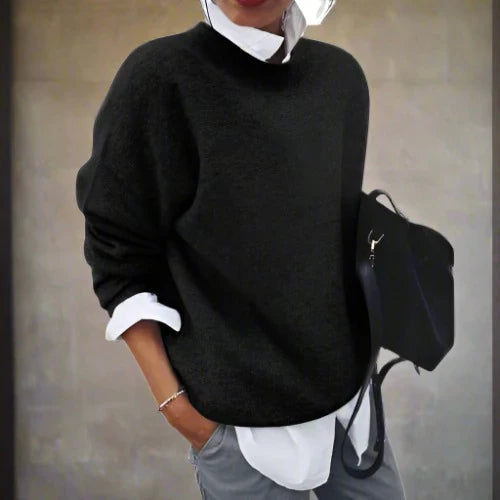 Damen Pullover Weich Warm Kaschmir