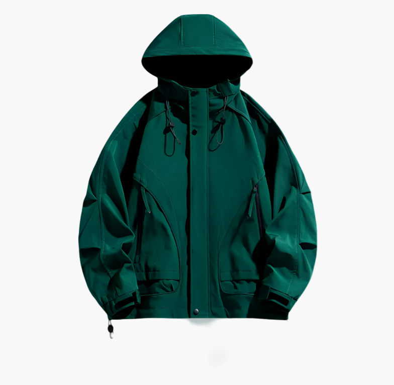 Wasserdichte Outdoor-Jacke Sportlich Funktionsdesign