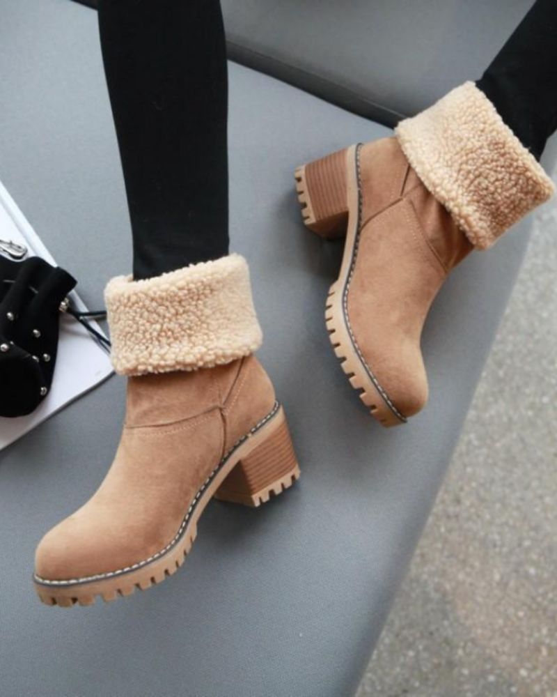 Bequeme Winterstiefel Damenschuhe