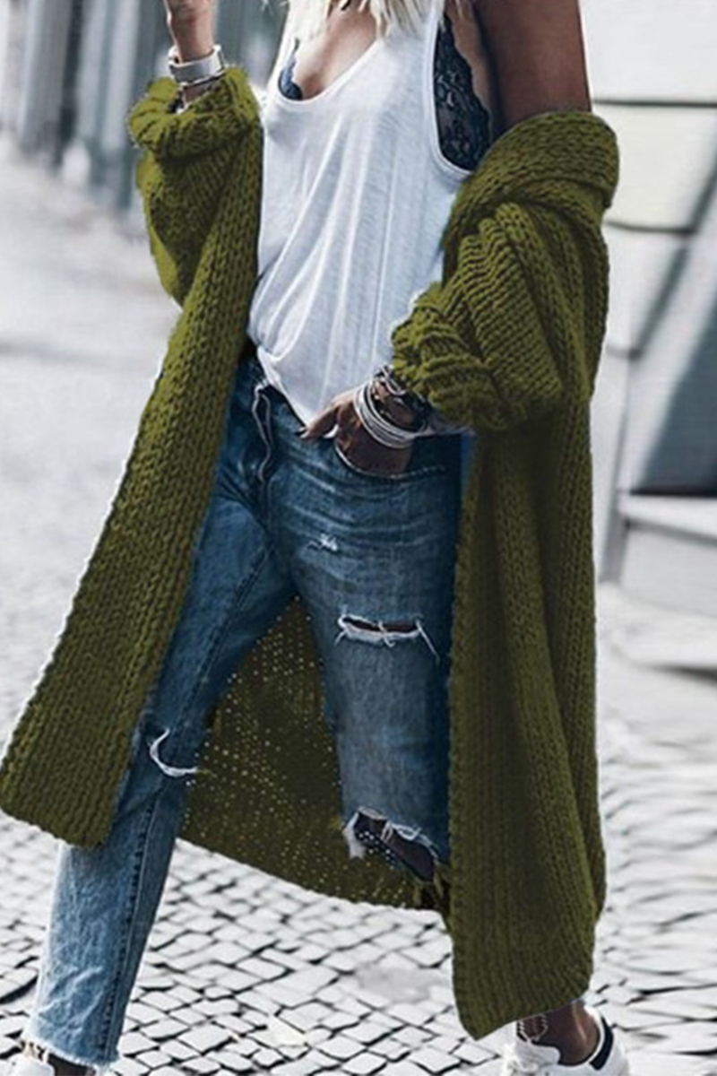 Weiche Frauenstrickjacke Cardigan