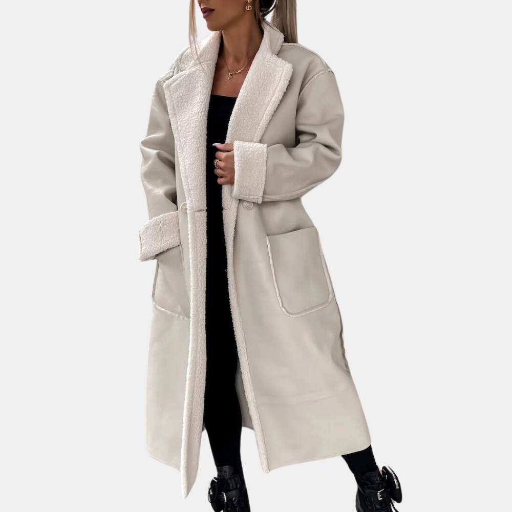 Eleganter Damenwintermantel Warm & Stilvoll