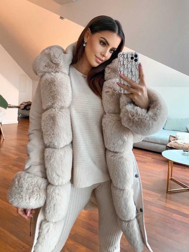 Elegante Damen Winterjacke