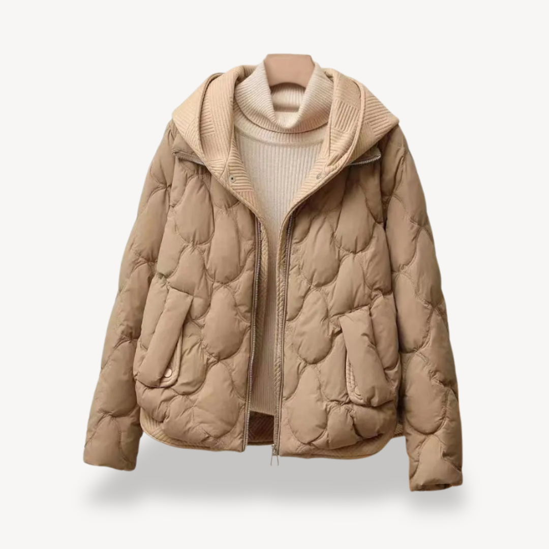Winterjacke Damen Warm Gesteppt Mit Kapuze