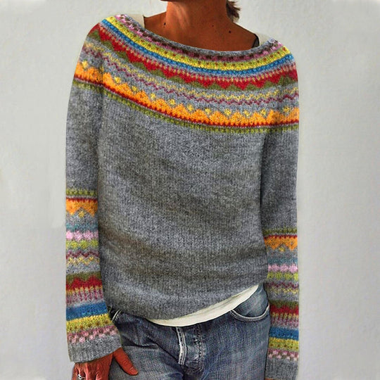 Herbstpullover Retro Style