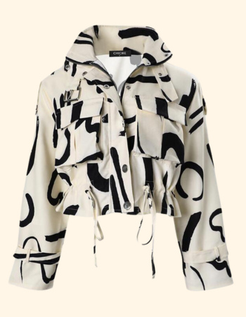 Praktische Outdoor-Jacke Reissverschluss - IdealeKleiden