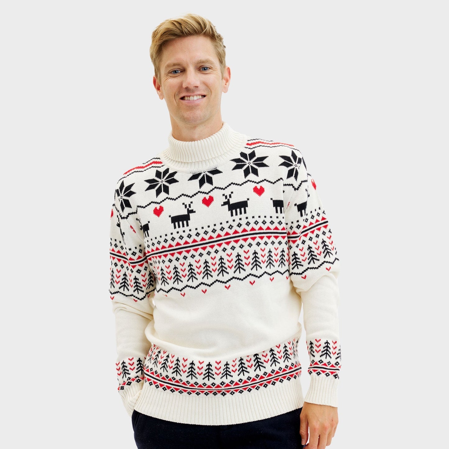 Weihnachtspullover Männer Grönland Style - IdealeKleiden
