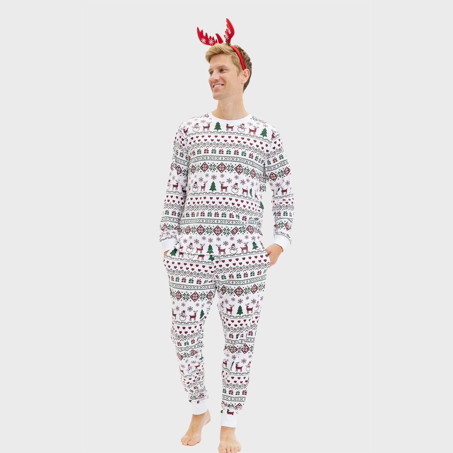 Weihnachts-Pyjama Herren Gemütlich - IdealeKleiden