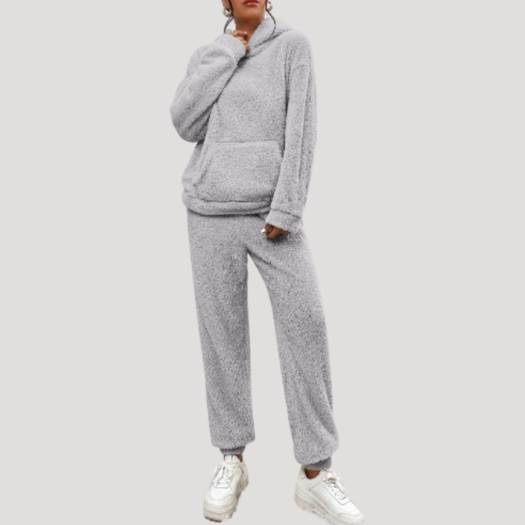 Damen Frühlingsshop Cozy Kapuzenanzug Set