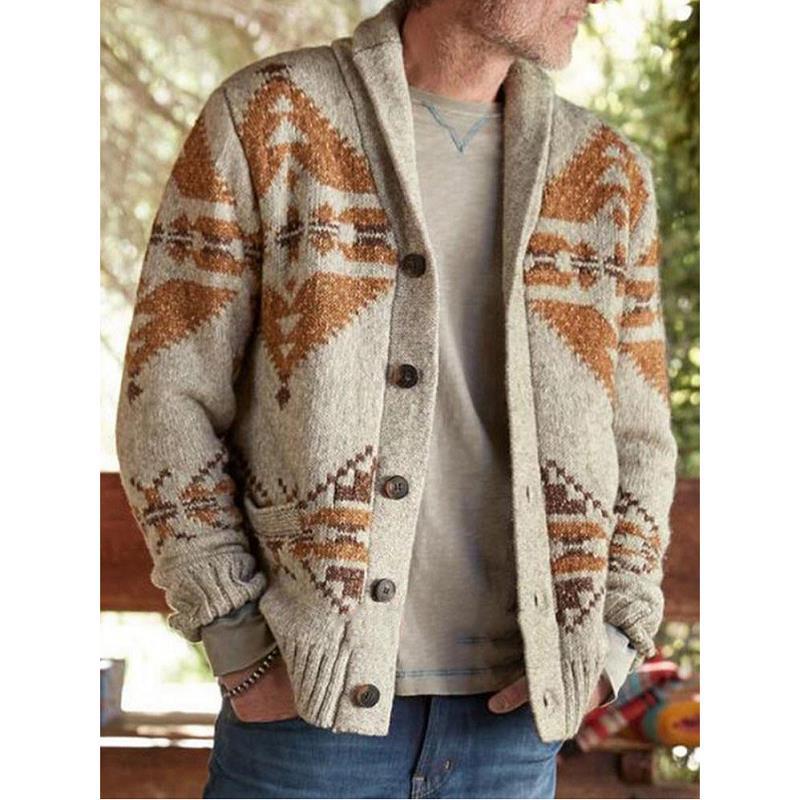 Retro Pullover Herren Langarm Classic - IdealeKleiden