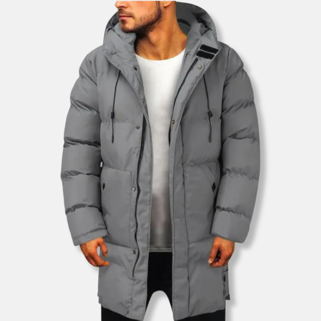 Daunenjacke Damen Mittellang Warm Gepolstert