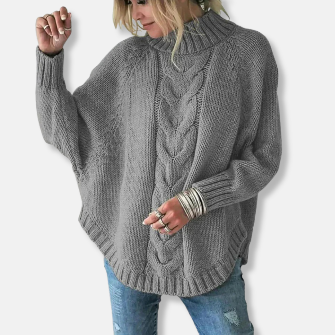 Weite Rollkragenpullover aus Wolle