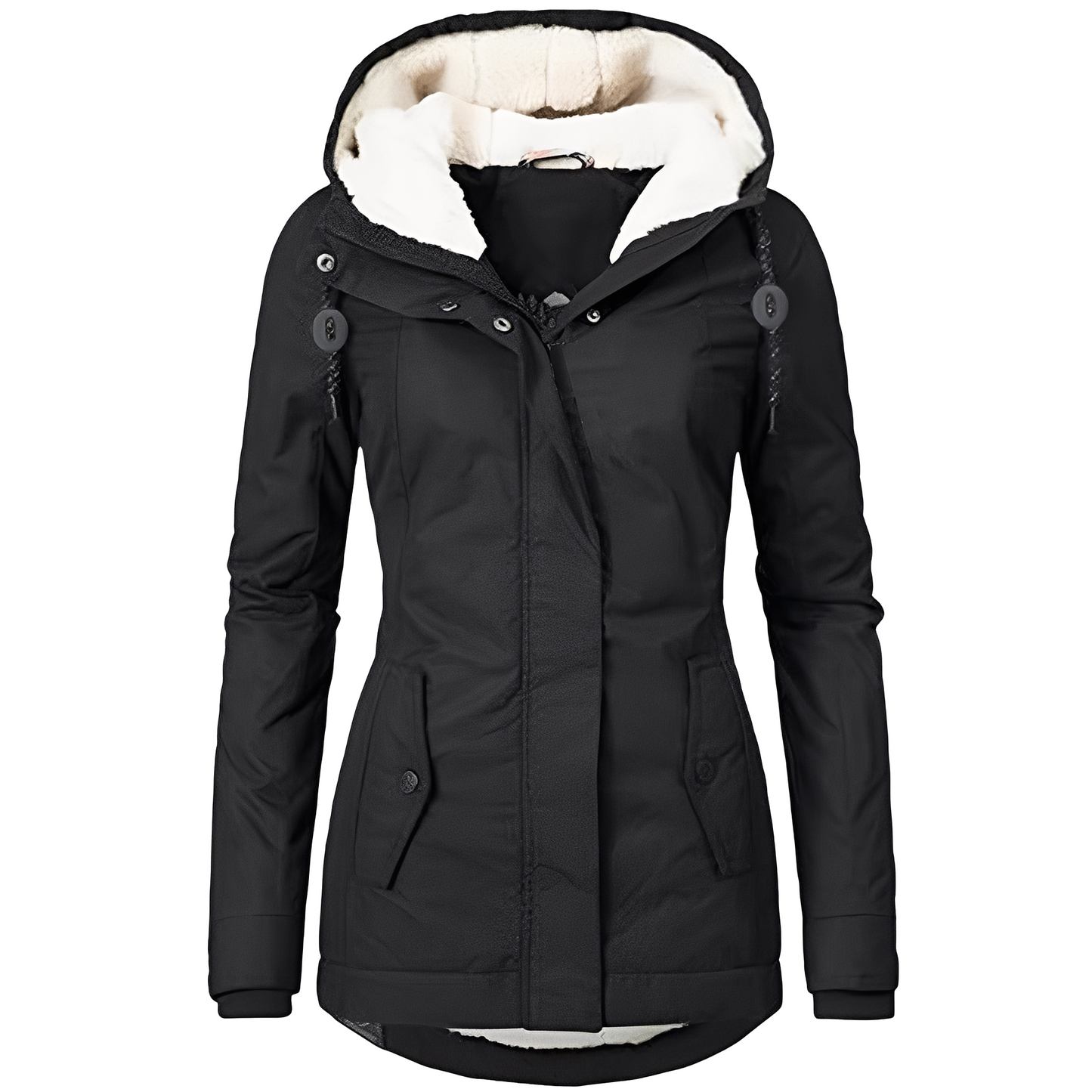 Wasserfeste Damen-Regenhose Kapuzen-Samthose