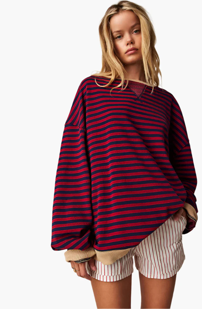 Großer Herbstpullover Oversized
