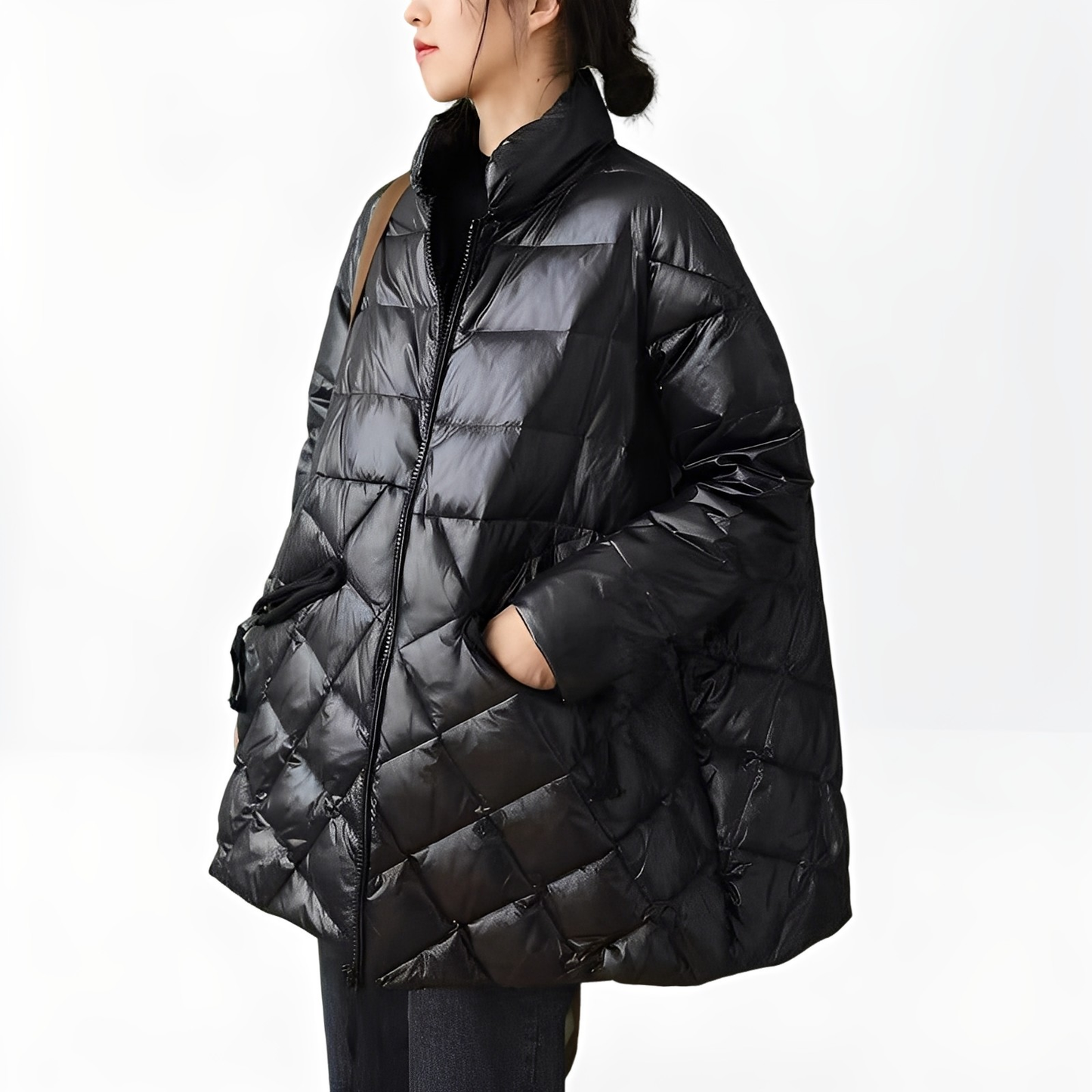 Praktische Damenjacke Mit Taschen Und Reißverschluss