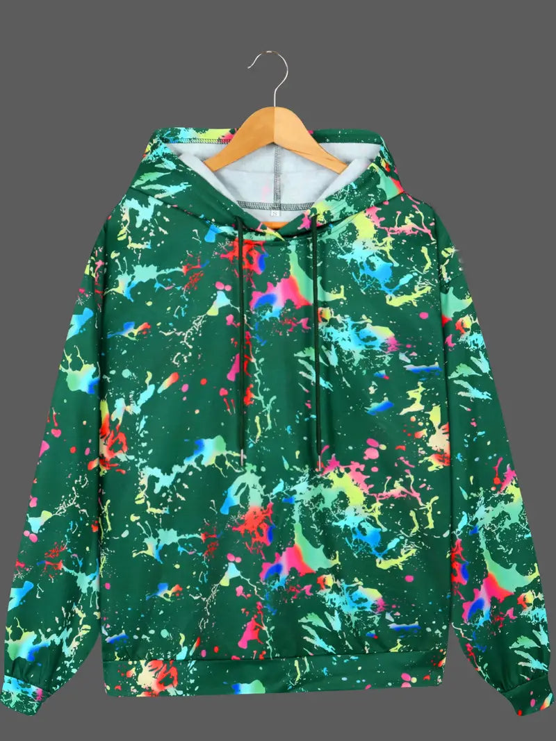 Herren Kapuzenpullover Grafik Druck Trendy