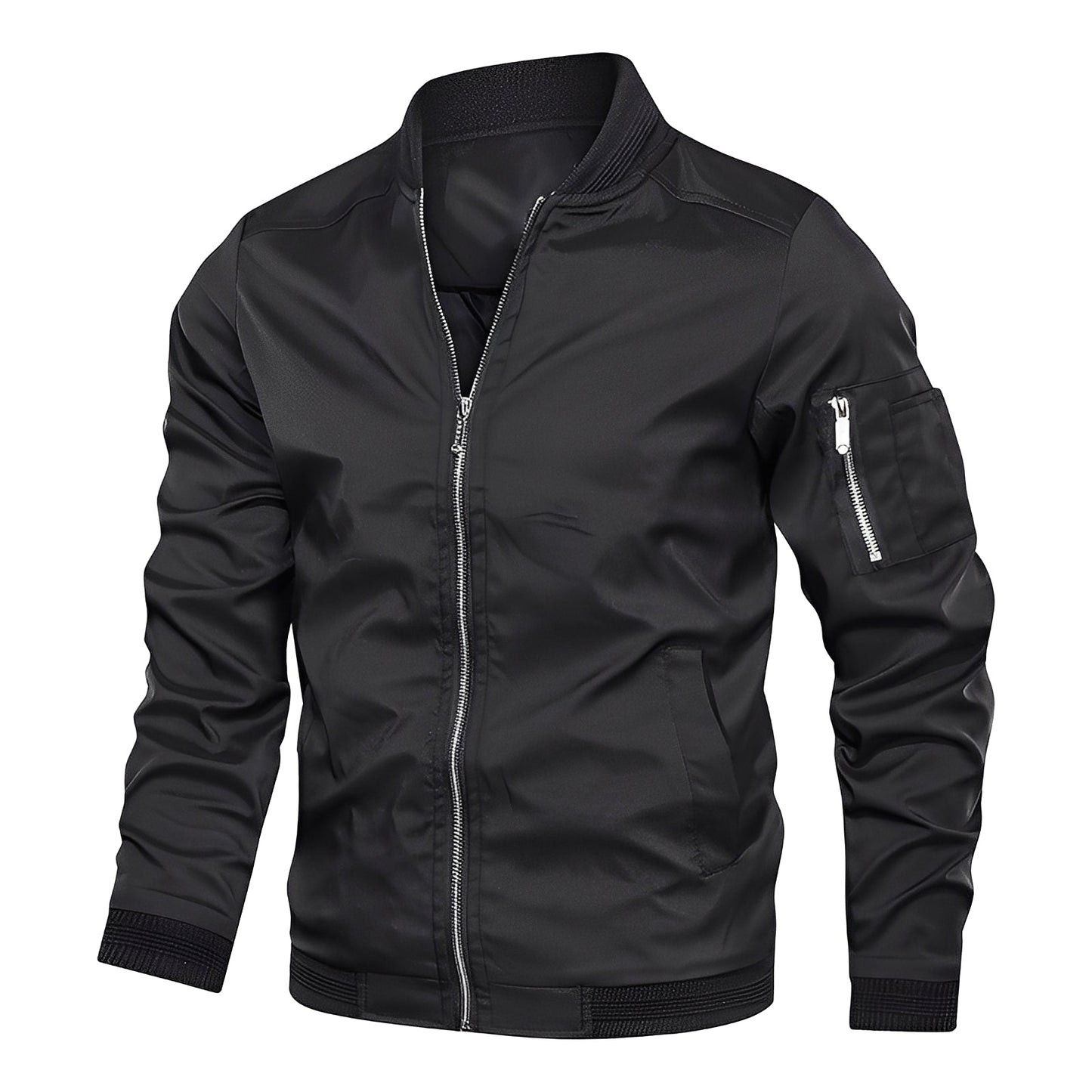 Stilvolle Bomberjacke Herren Sportlich Modern