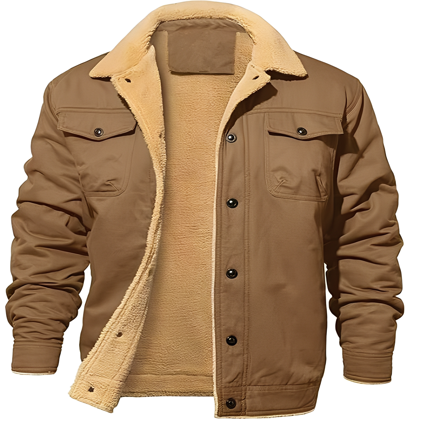 Bequeme Fleecejacke Herren Freizeit