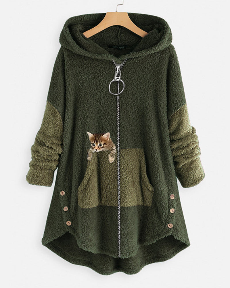 Kleid mit Süßen Katzen