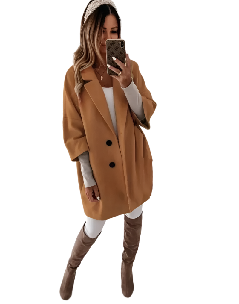 Eleganter Damen Trenchcoat Locker Sitzend