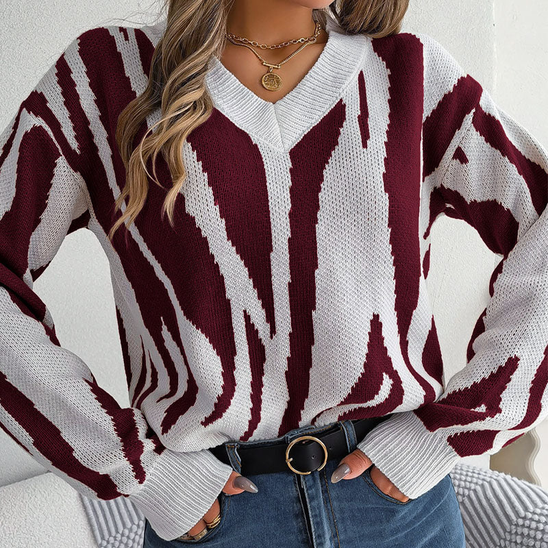 Bequemer Strickpullover Weich und Warm