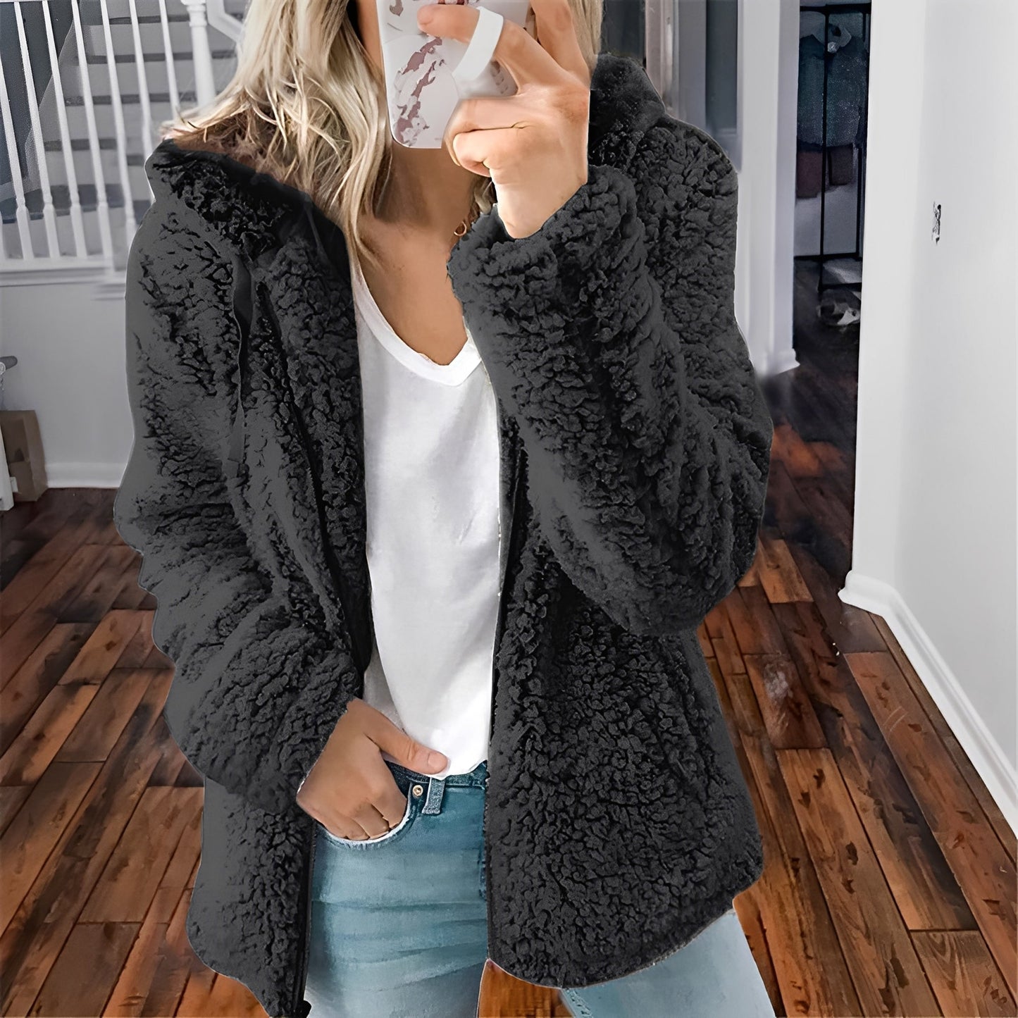 Weiche Fleece-Jacke für Damen