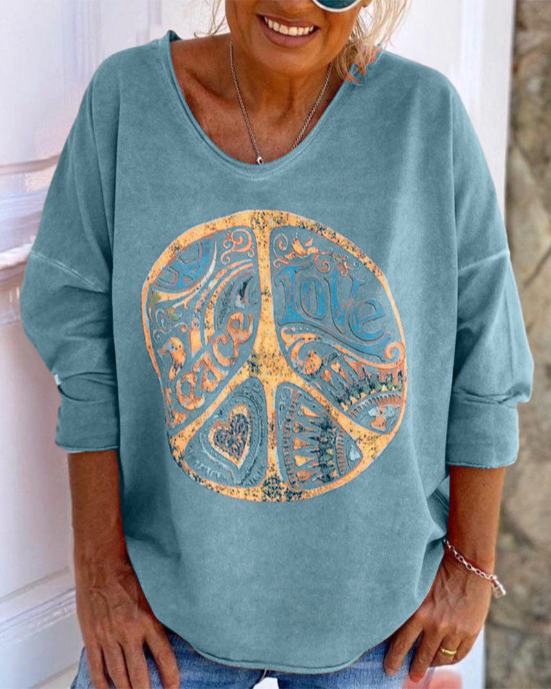 Stylisches Oberteil mit coolem Druck