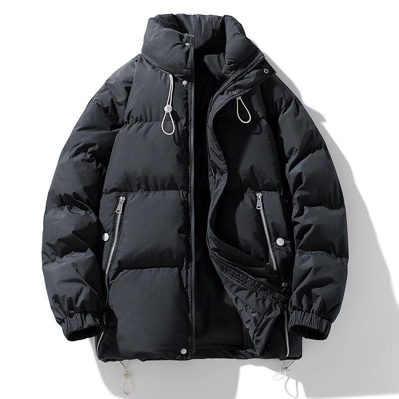 Herren Winterjacke Warm Gefüttert Oversized