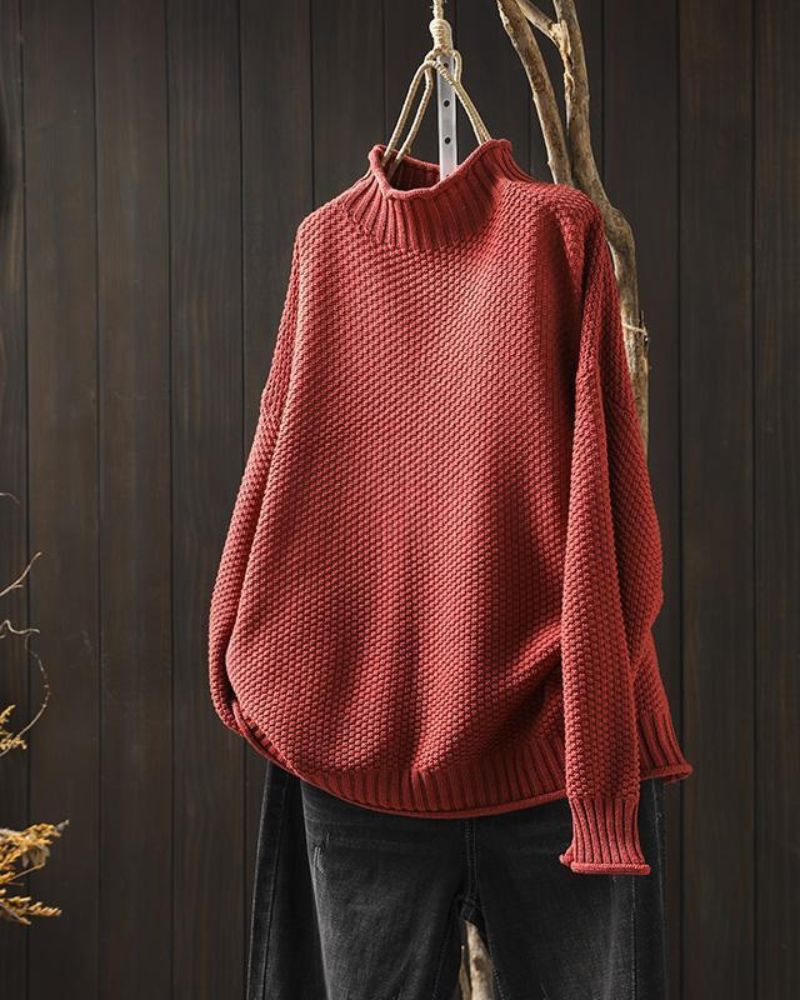 Weiches Frauenkleid | Strickpullover Damen