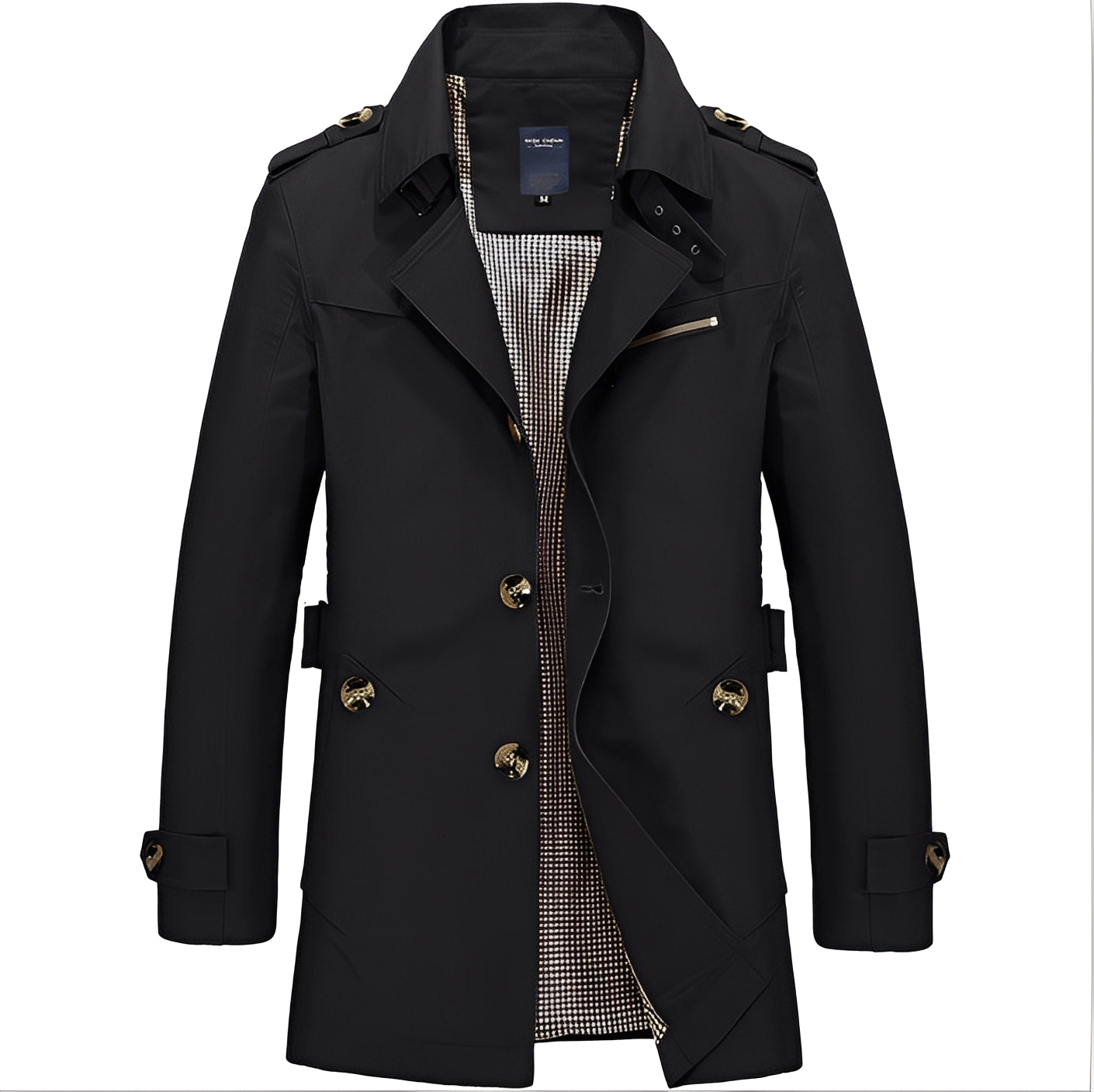 Praktische Herrenjacke Lässig Mittellang