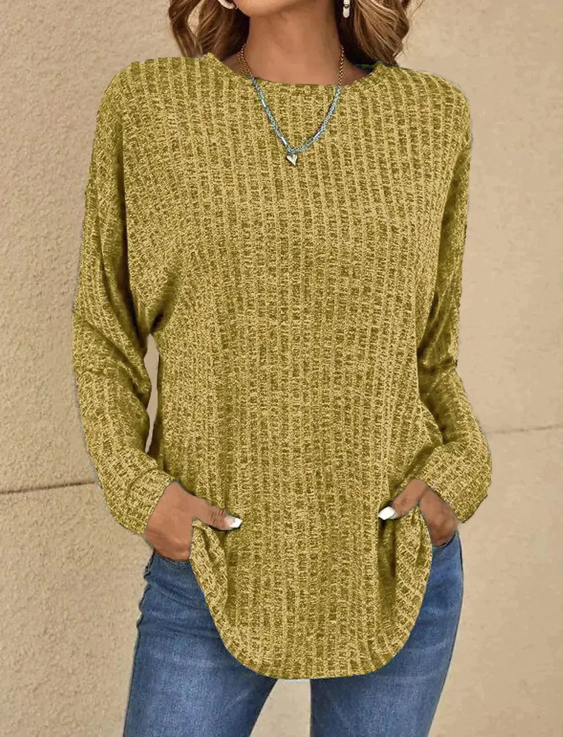 Bequeme Pullover Damen Entspannter Style