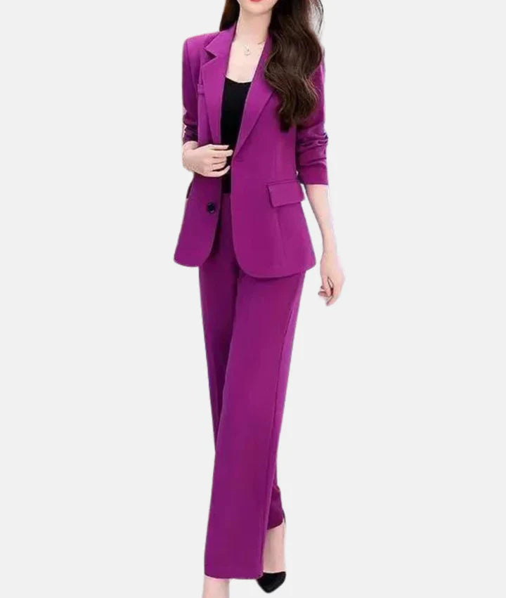Schicke Business-Hose mit Slim-Fit Blazer