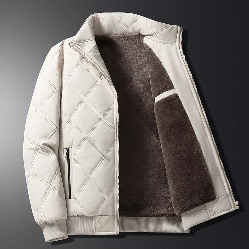 Weiche Fleece Steppjacke Damen Warm und Bequem