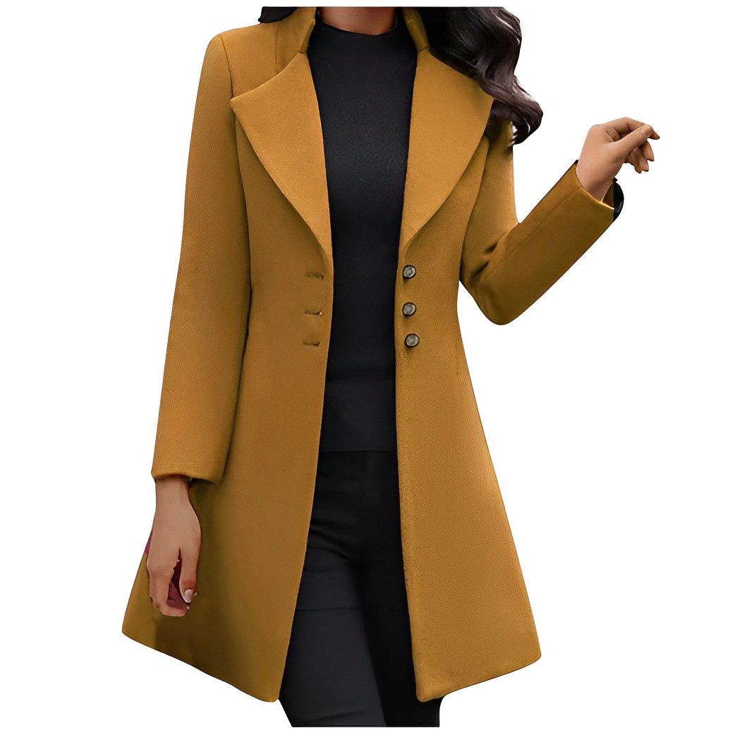 Eleganter Winterüberrock Damen Mantel