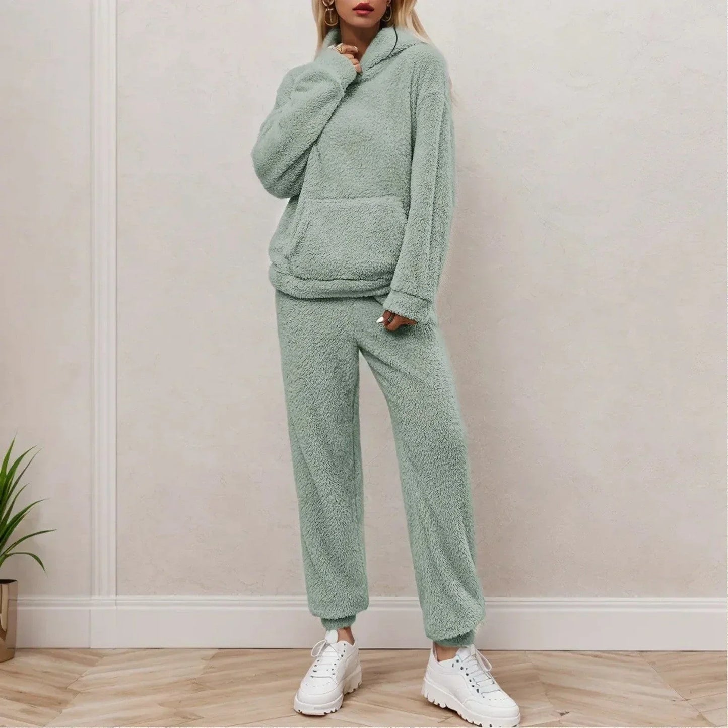 Damen Wintermantel Langarm Elegant