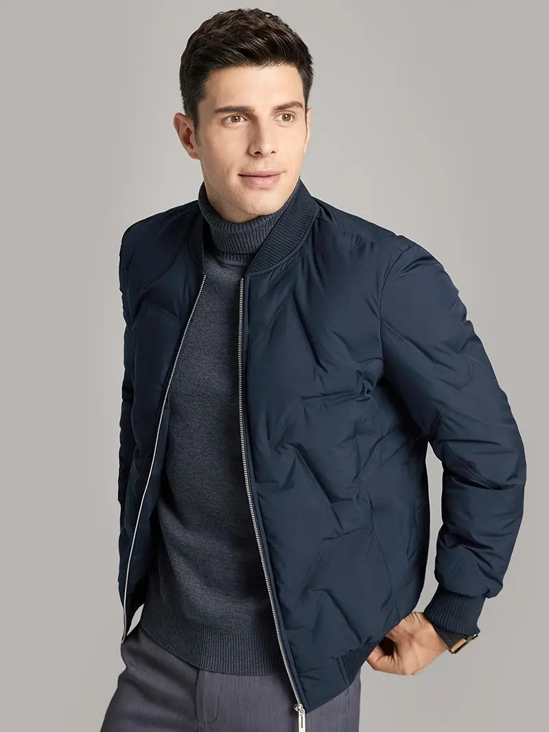 Lässige Herren Daunenjacke Outdoor Stil