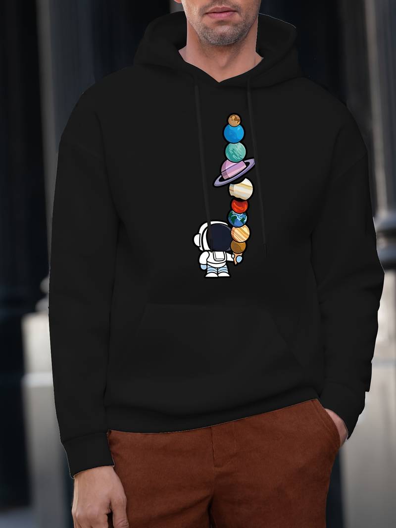 Astronauten Hoodie Herren Modern Galactic