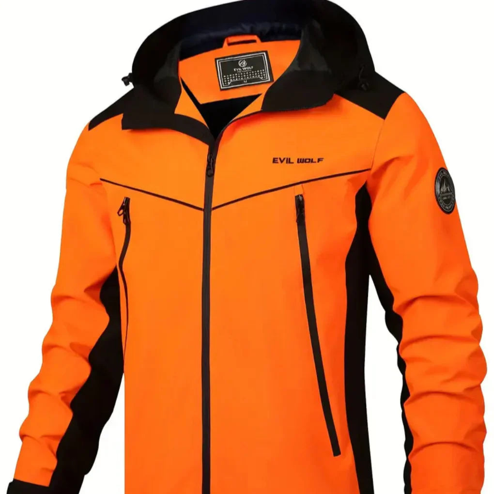 Wasserabweisende Outdoor-Jacke Reflektierend Sportlich