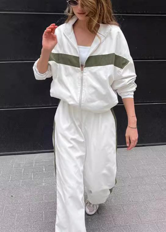 Moderne Streetwear Jacke Hose Set