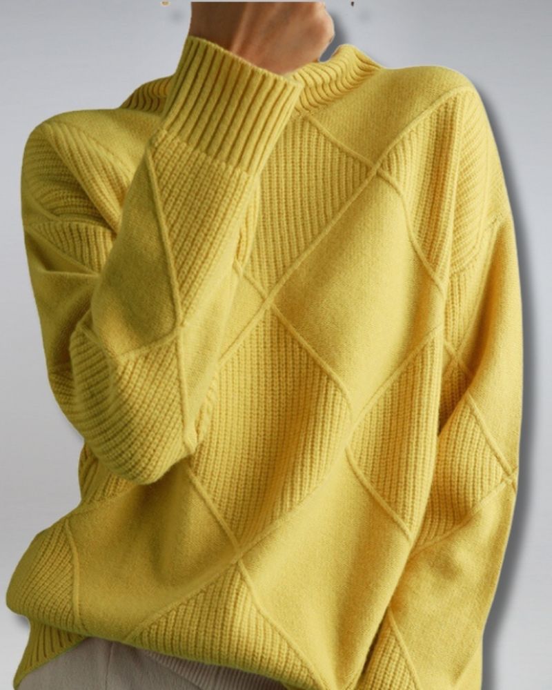 Eleganter Rollkragen Pullover Modern Style