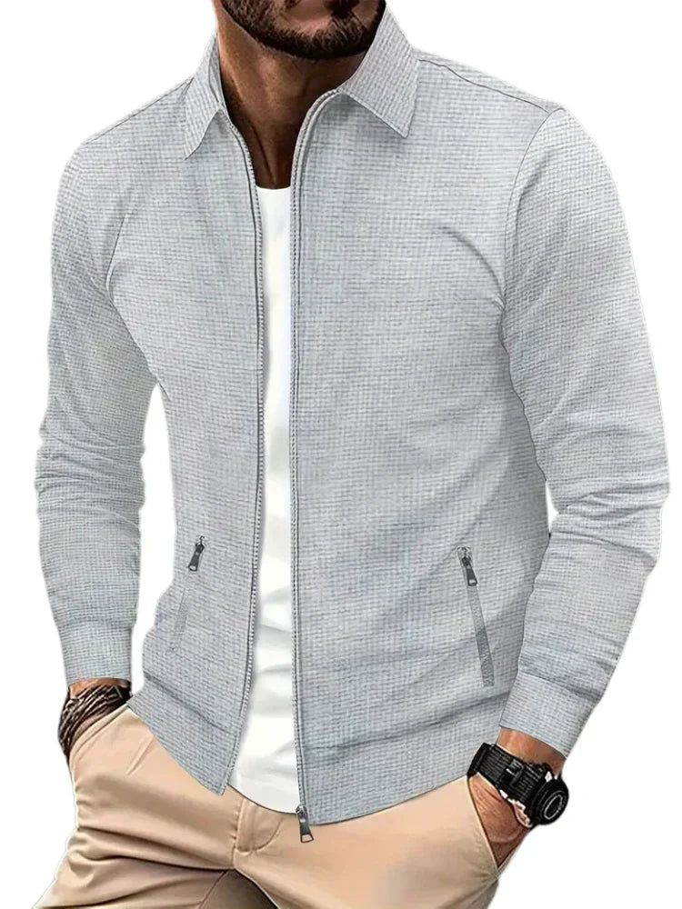 Herren Leichtjacke Reißverschluss Sportlich