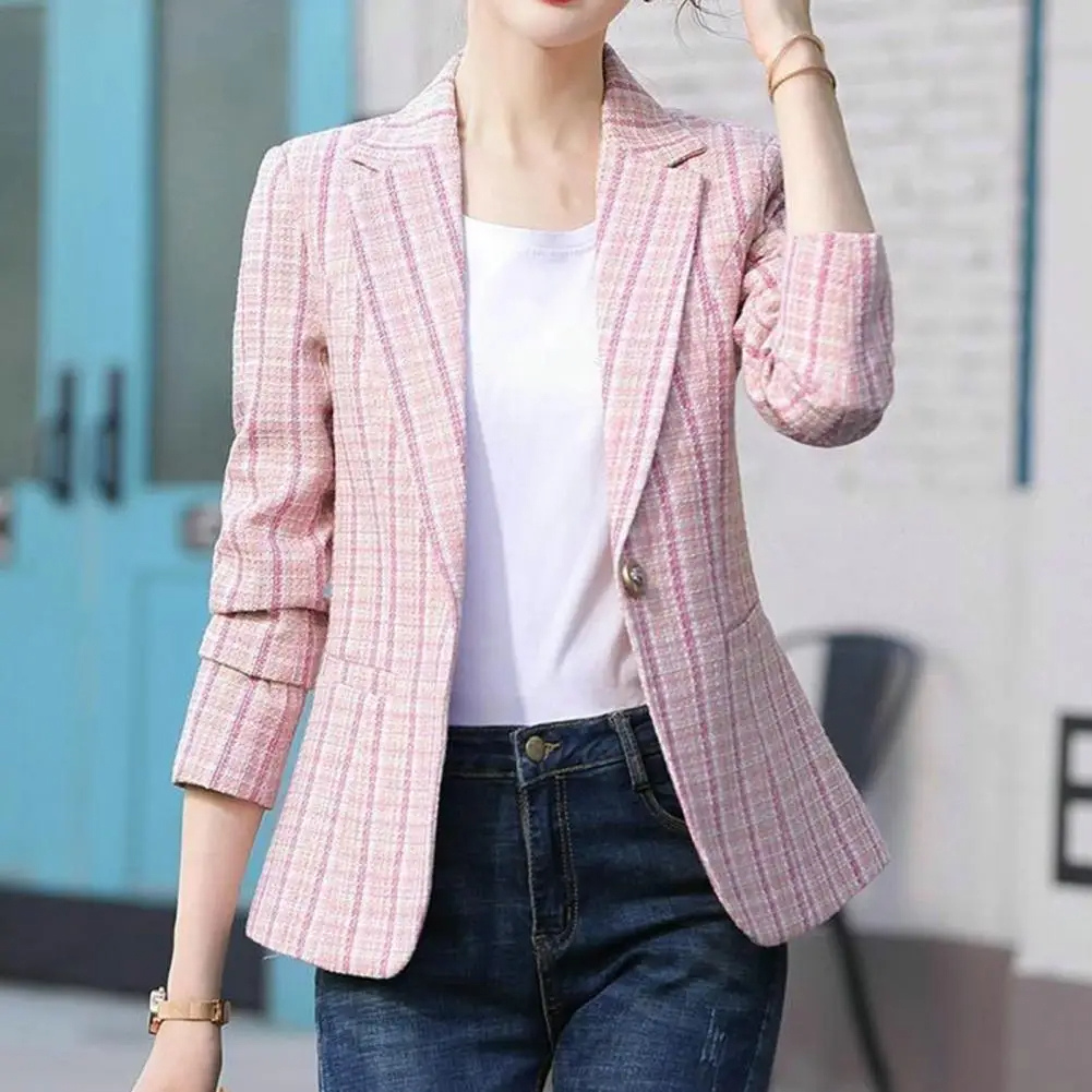 Damen Blazer Elegant Slim Fit Büro