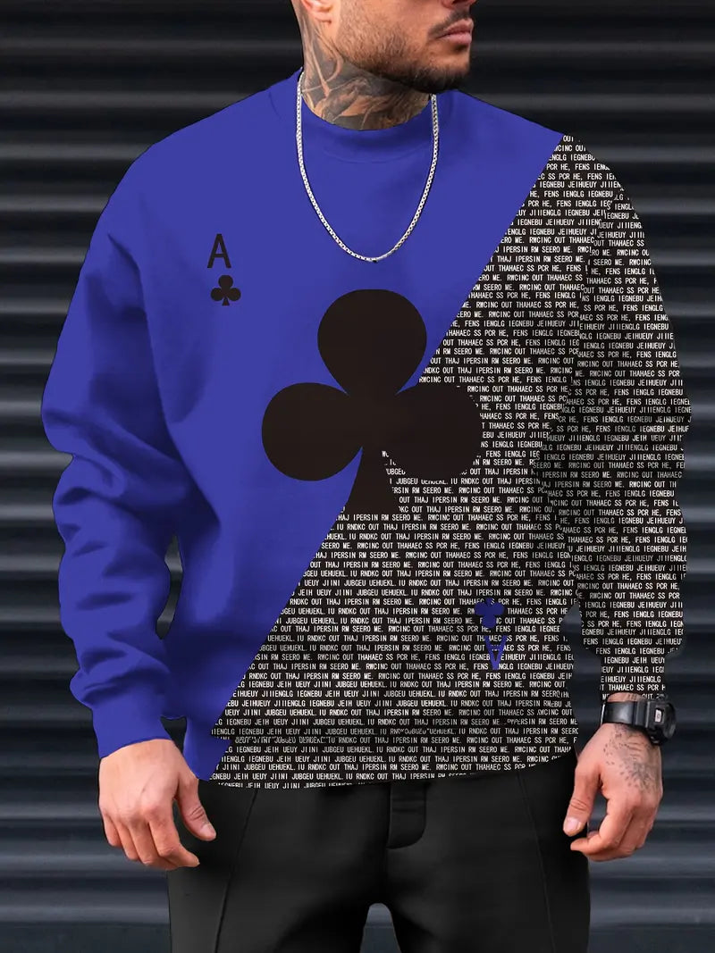 Herren Pullover Langarm Kaschmir Look