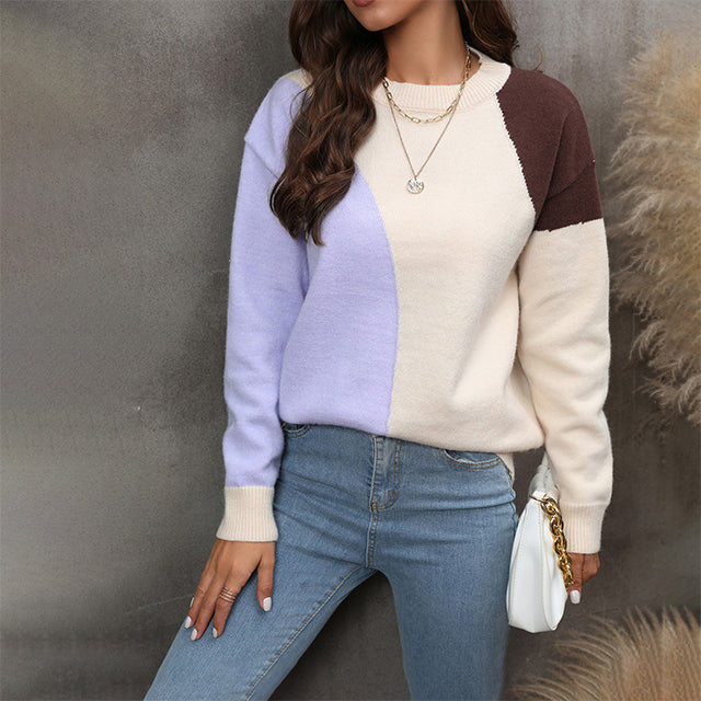 Bequemer Strickpullover Alltagskleidung