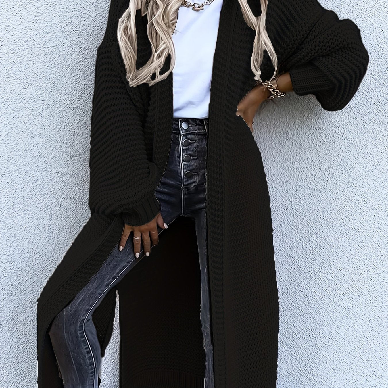 Stilvolle Strickjacke Frauen Mode